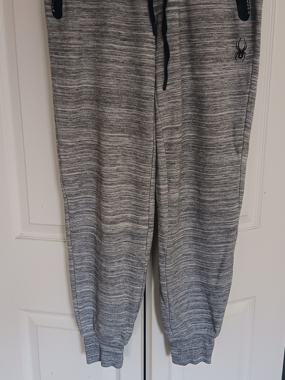 Spyder Active Gray/White Marled Jogger Sweatpants Size M